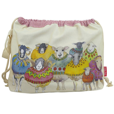 Emma Ball Accessories Emma Ball - Drawstring Bag - Sheep in Sweaters II 5060703327779