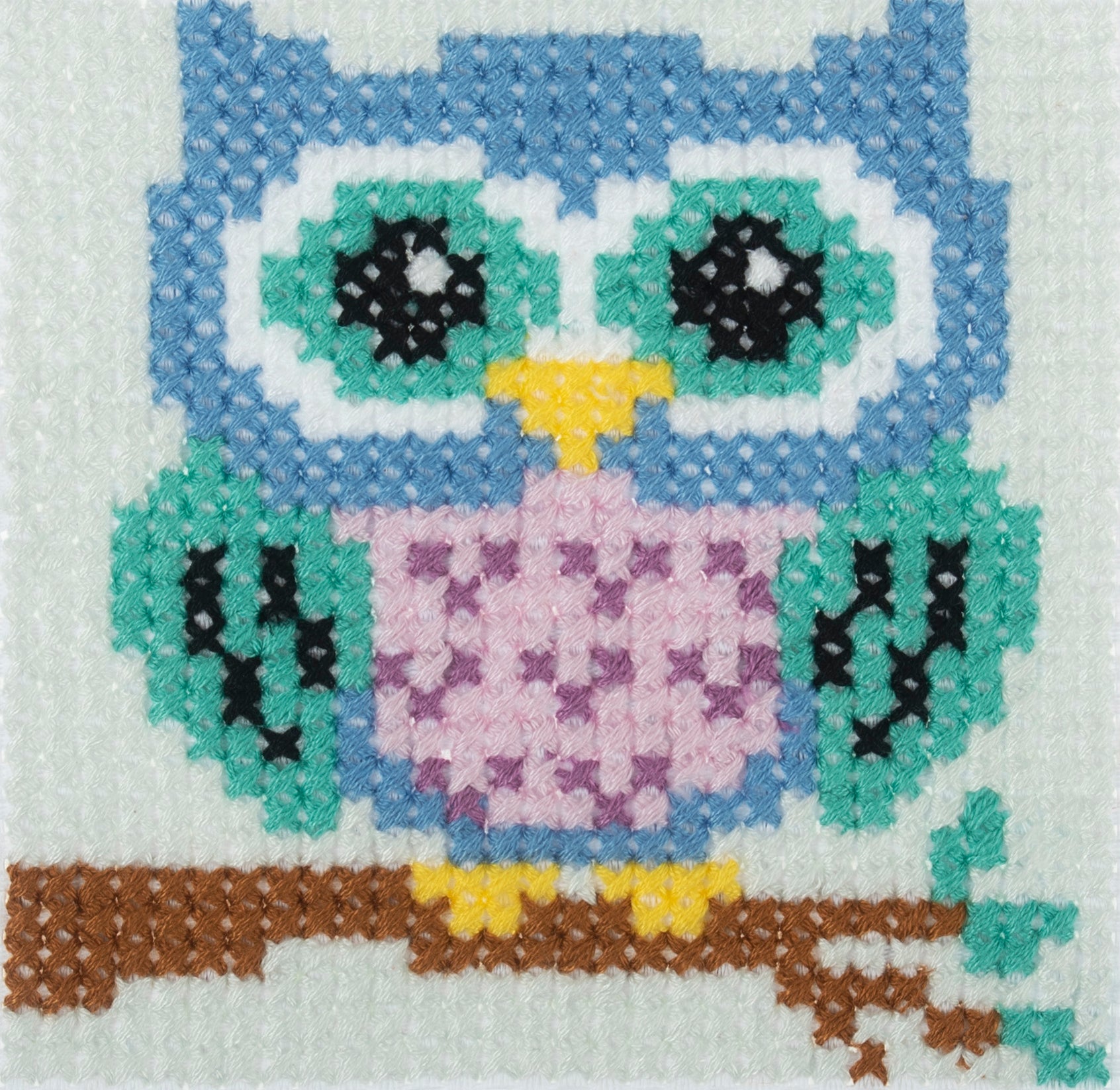 Trimits Learn to Cross Stitch Kit - Owl