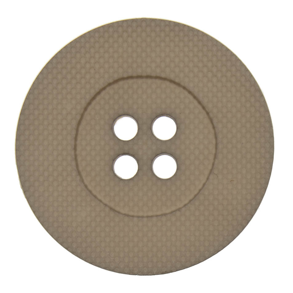 Italian Buttons Round Edge Weave 4-hole Matte Button - 28mm