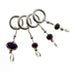 Kuszty Accessories Knitting Kuszty Stitch Marker - Purple Iris Rondelle Crystal