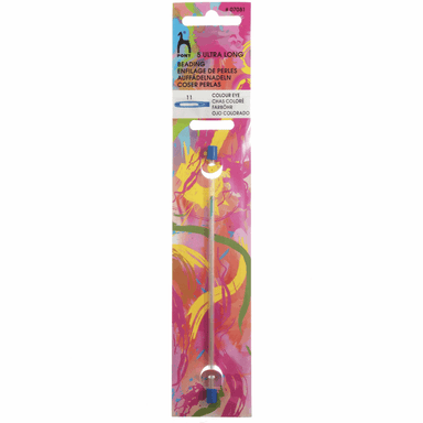 Pony Accessories Pony Pack of 5 Ultra Long Beading Needles with Colour-Coded Eye (Size 11) 8901003070811