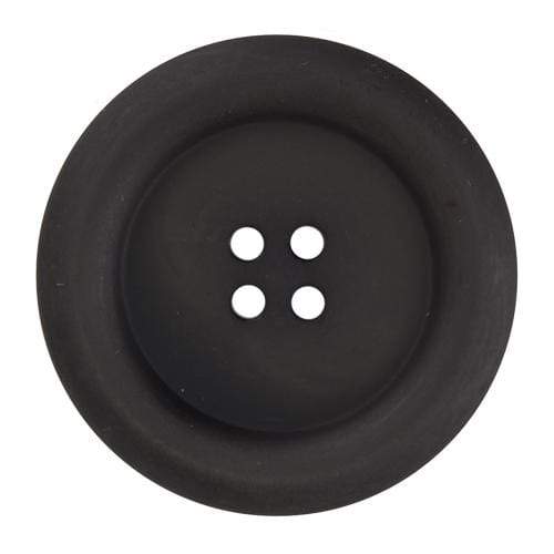Bonfanti Buttons Black (131) Bonfanti Round Button (Large) - 33mm