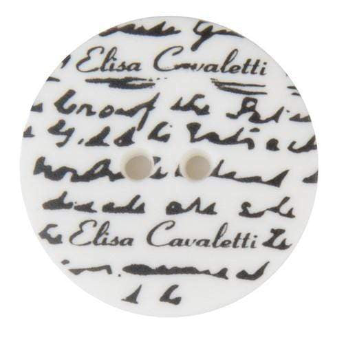 Italian Buttons Buttons White Italian Buttons Elisa Button - 21mm LB986-White