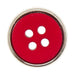 Italian Buttons Buttons Red Italian Buttons Metal Edge 4-hole Round Button - 15mm 78748322