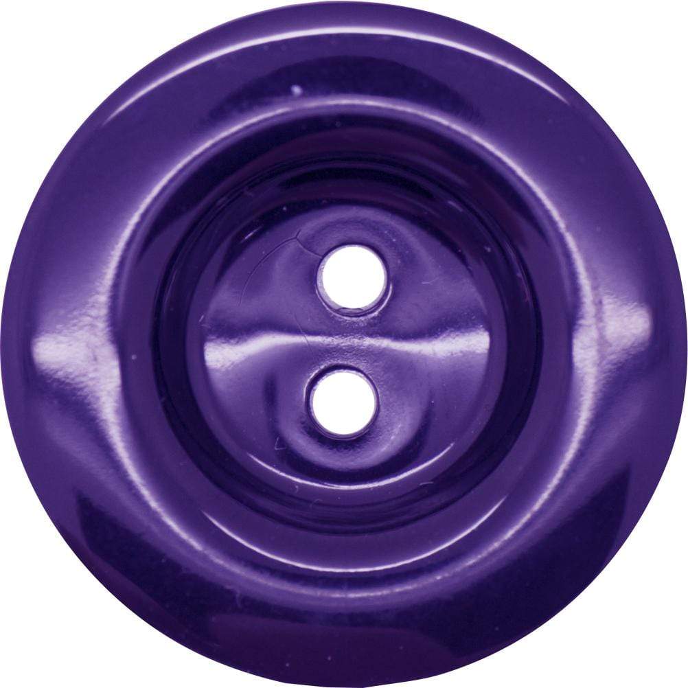 Jomil Buttons Purple Two Hole, High Shine Round Button (11mm) 27489186
