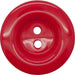 Jomil Buttons Red Two Hole, High Shine Round Button (15mm) 46822306