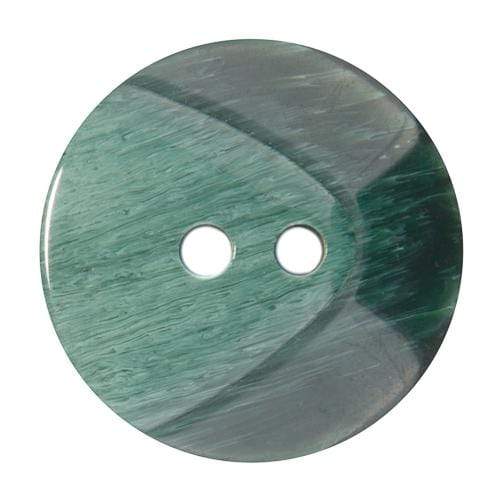 Sconch Buttons Green Two Tone Button - 25mm