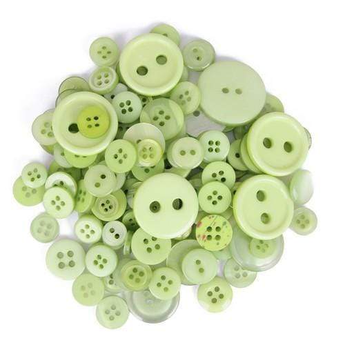 Trimits Buttons Light Green (21) Trimits Craft Buttons (50g) 5033415258921