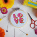 The Make Arcade Needlecraft The Make Arcade 'LOVE' Mini Cross Stitch Kit