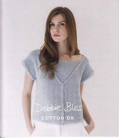 Debbie Bliss Patterns Debbie Bliss Cotton DK - Cable Detail Top (DB003) 5060352730944