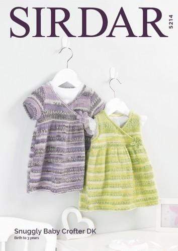 Sirdar Patterns Sirdar Snuggly Baby Crofter DK - Dresses (5214) 5024723952144
