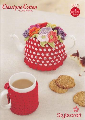 Stylecraft Patterns Stylecraft Classique Cotton DK - Tea and Mug Cosy (8853) 5034533052729