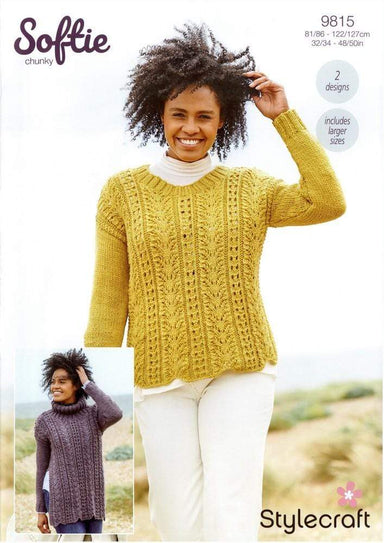 Stylecraft Patterns Stylecraft Softie Chunky - Tunic and Sweater (9815) 5034533075087