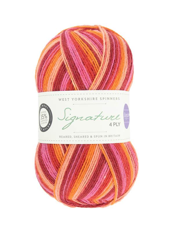 West Yorkshire Spinners Yarn Summer Sunset (881) West Yorkshire Spinners Signature 4 Ply (The Winwick Mum Collection)