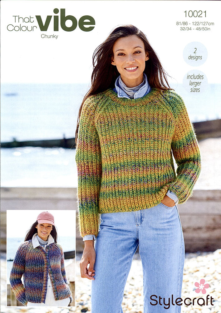Stylecraft That Colour Vibe Chunky - Sweater & Cardigan (10021)