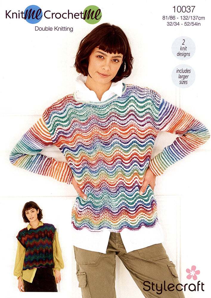 Stylecraft Knit Me, Crochet Me - Sweater & Tank Top (10037)