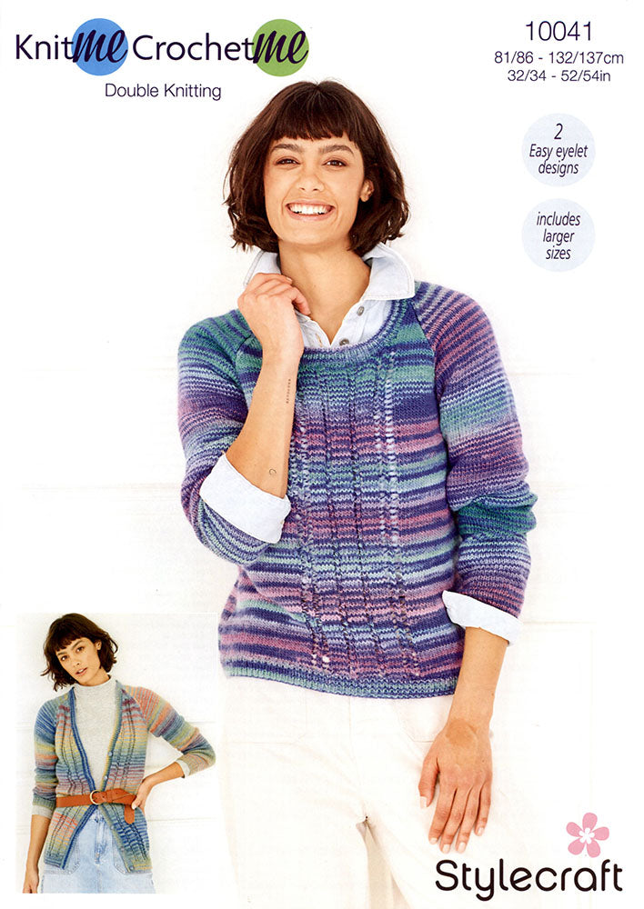 Stylecraft Knit Me, Crochet Me - Cardigan & Sweater (10041)