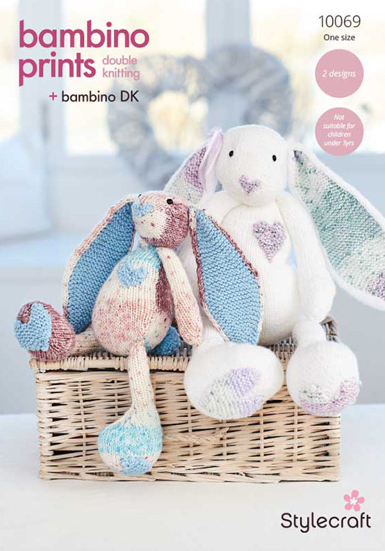 Stylecraft Bambino Prints DK & Bambino DK - Dolly & Polly the Rabbit (10069)