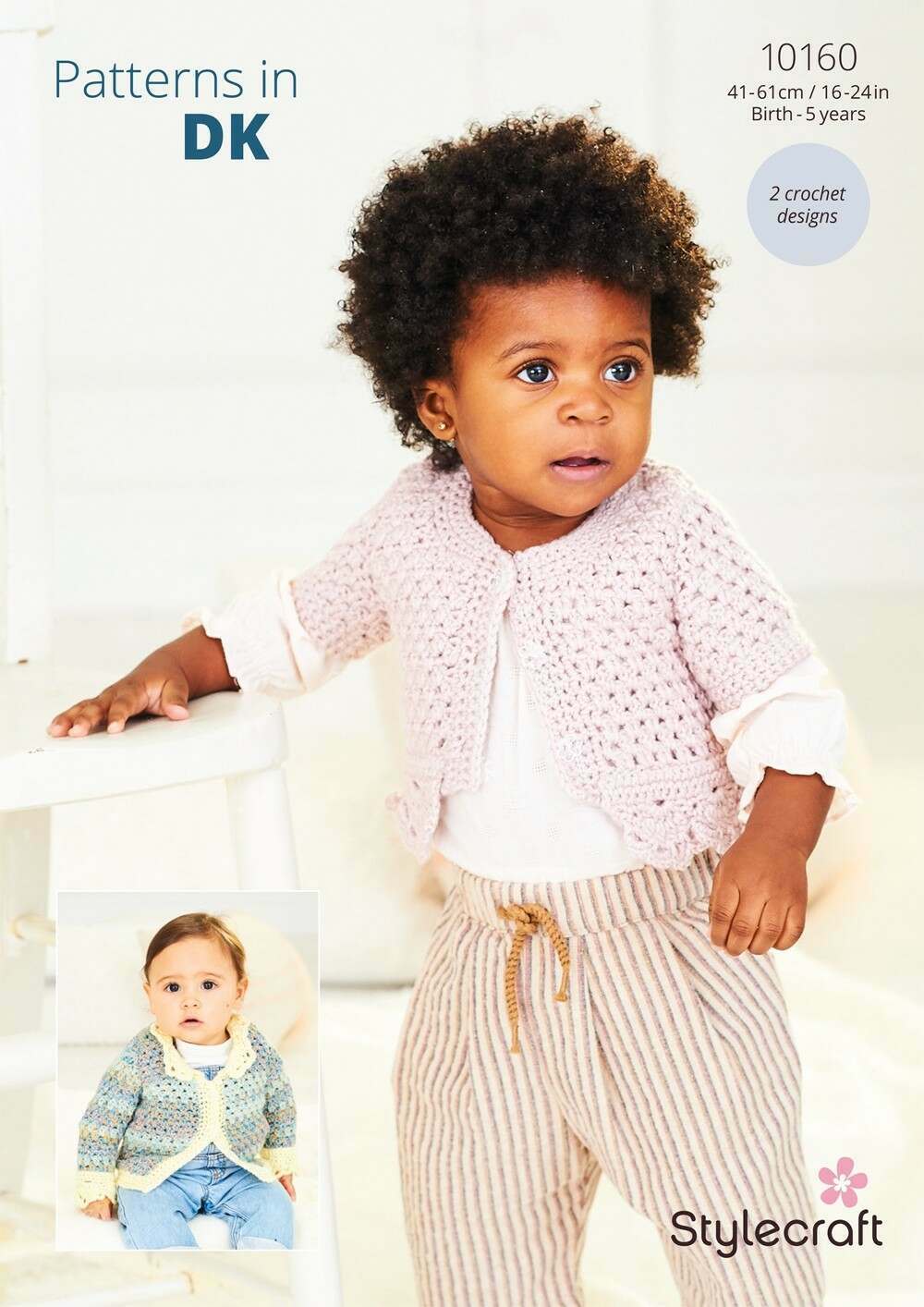 Stylecraft Soft Baby Easy Stripes DK & Bambino DK - Cardigans (10160)