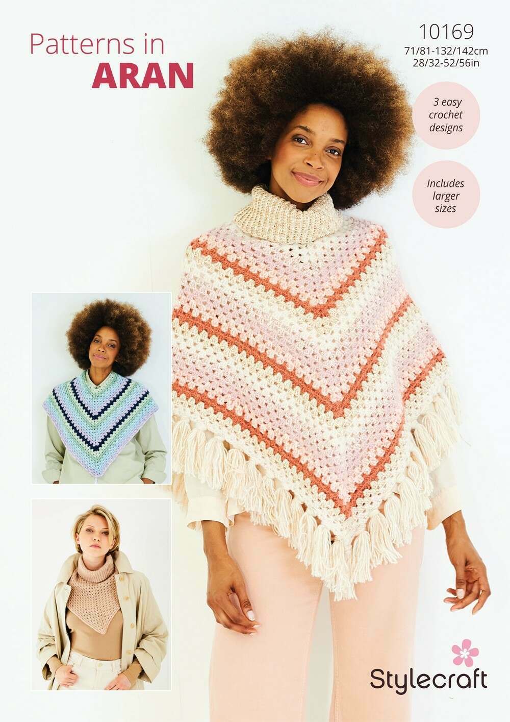 Stylecraft Grace & Serene Aran - Ponchos & Dickie (10169)