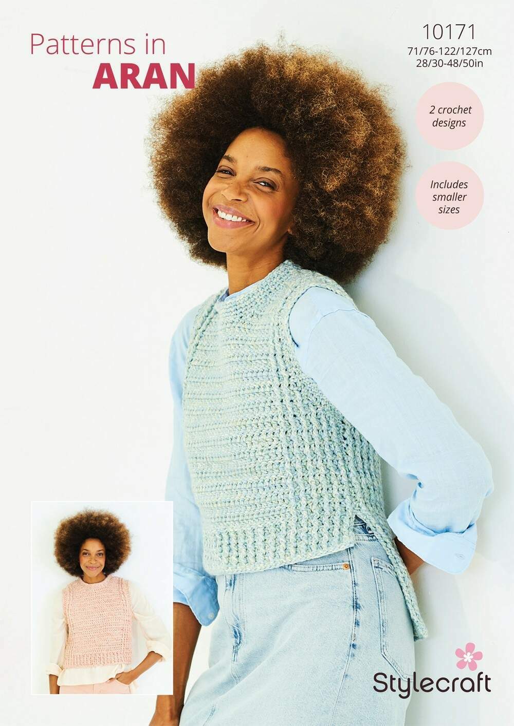 Stylecraft Grace & Serene Aran - Tank Tops (10171)