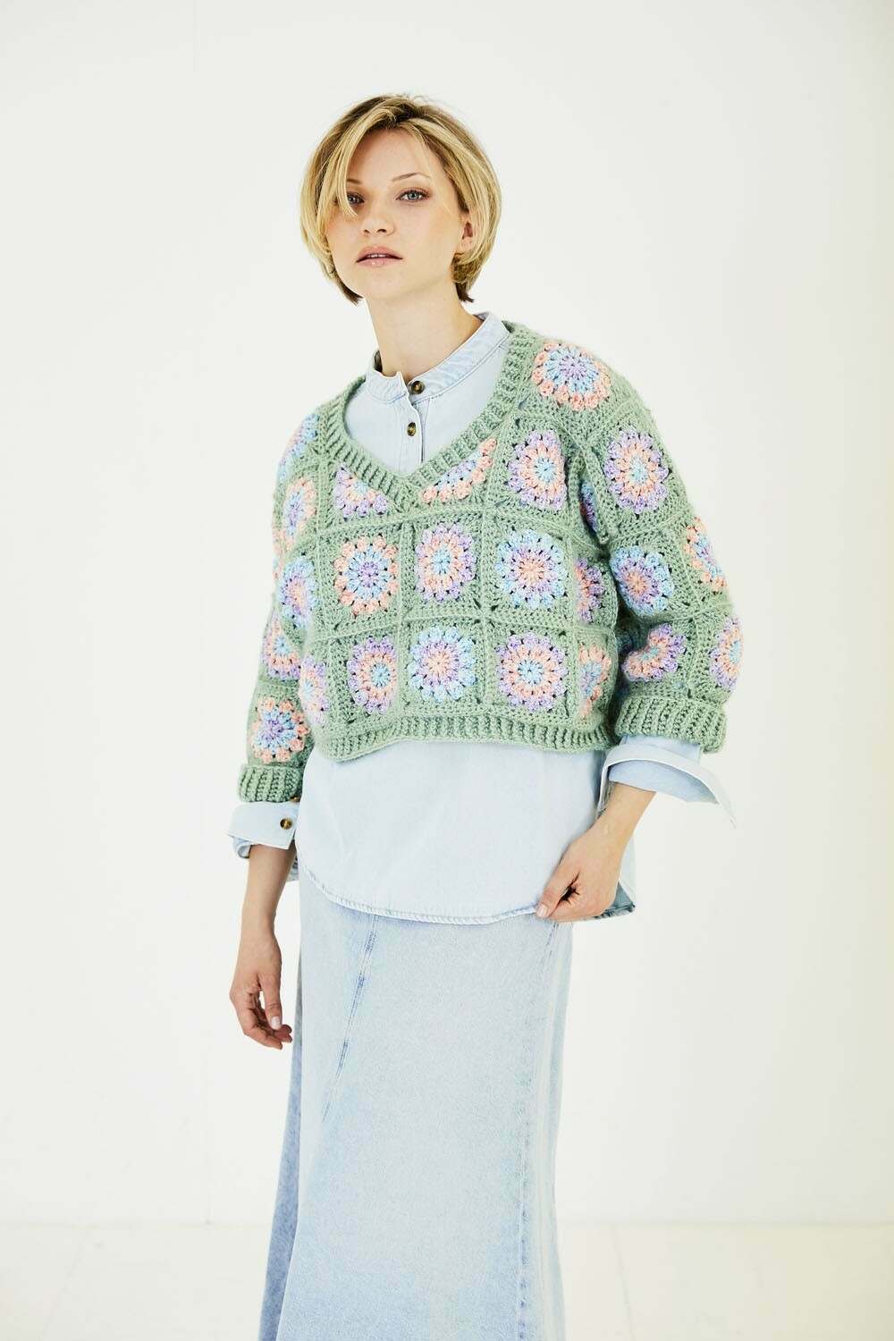 Stylecraft Grace & Serene Aran - Sweater & Cardigan (10172)