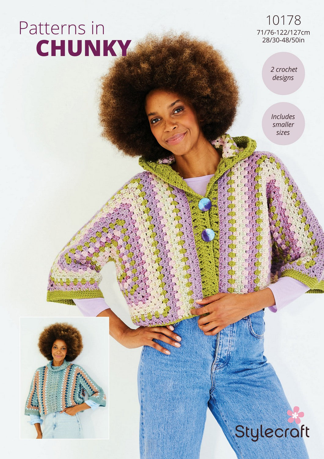 Stylecraft Moorland Chunky & Softie Chunky - Crochet Sweater & Cardigan (10178)