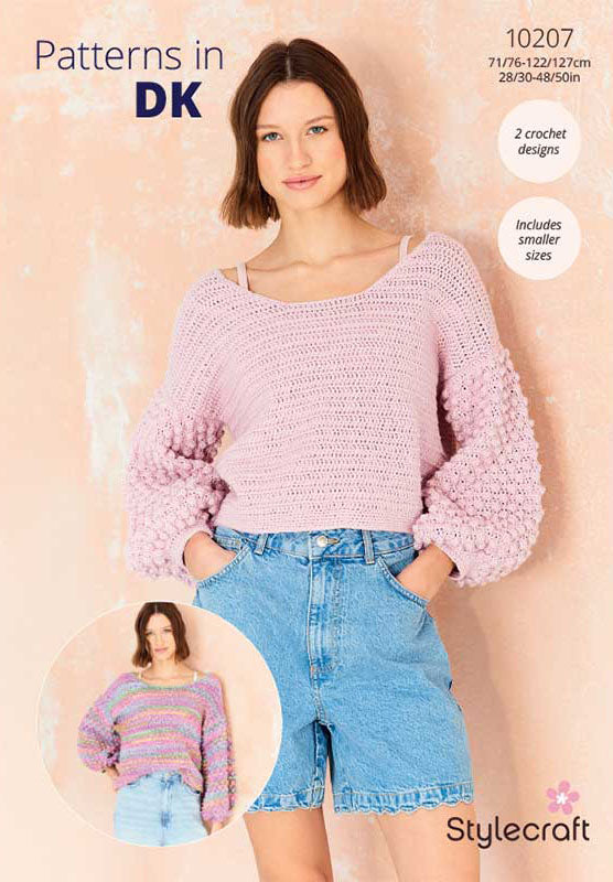 Stylecraft Cotton Twist DK - Crochet Sweaters (10207)