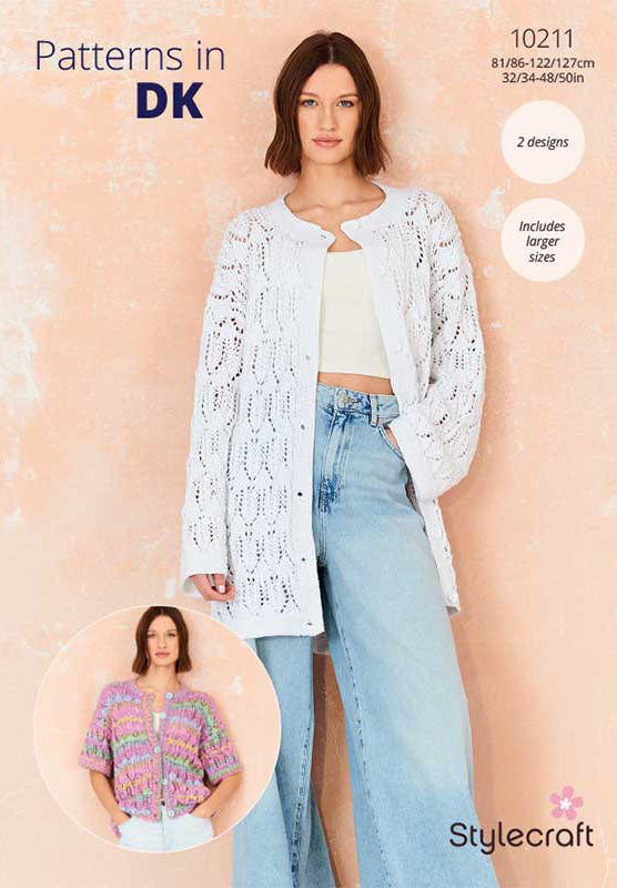 Stylecraft Cotton Twist DK - Cardigan & Coat (10211)
