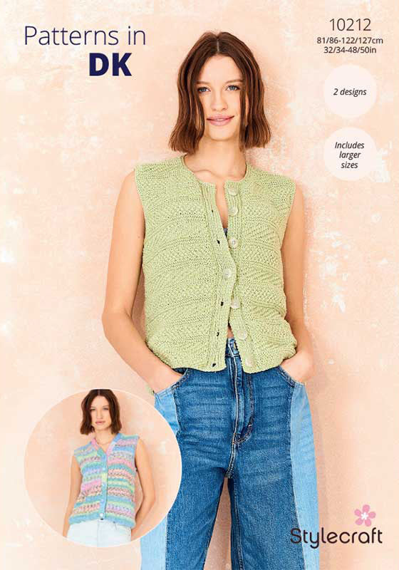 Stylecraft Cotton Twist DK - Waistcoats (10212)