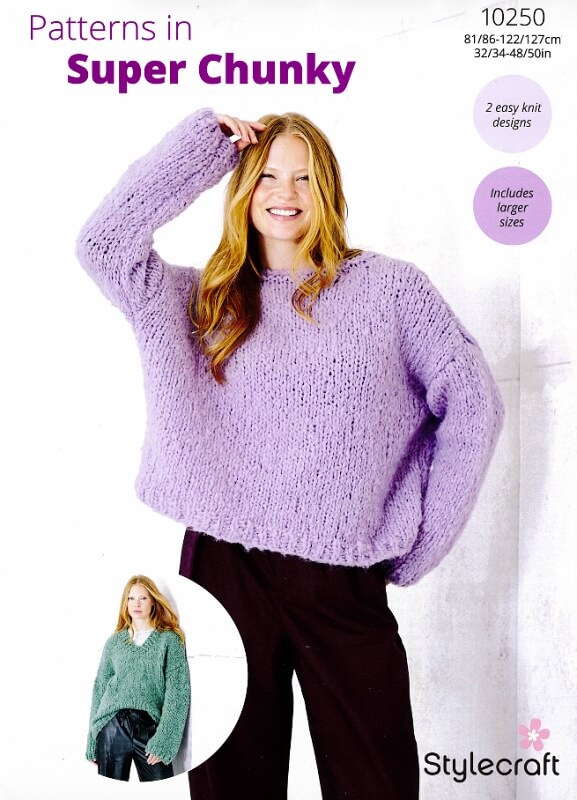 Stylecraft Cloudlike Super Chunky - Sweaters (10250)
