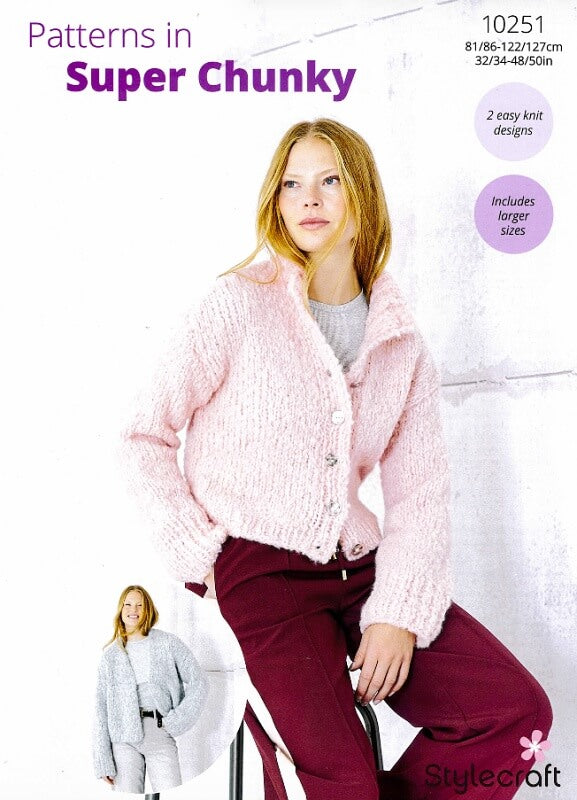 Stylecraft Cloudlike Super Chunky - Jackets (10251)
