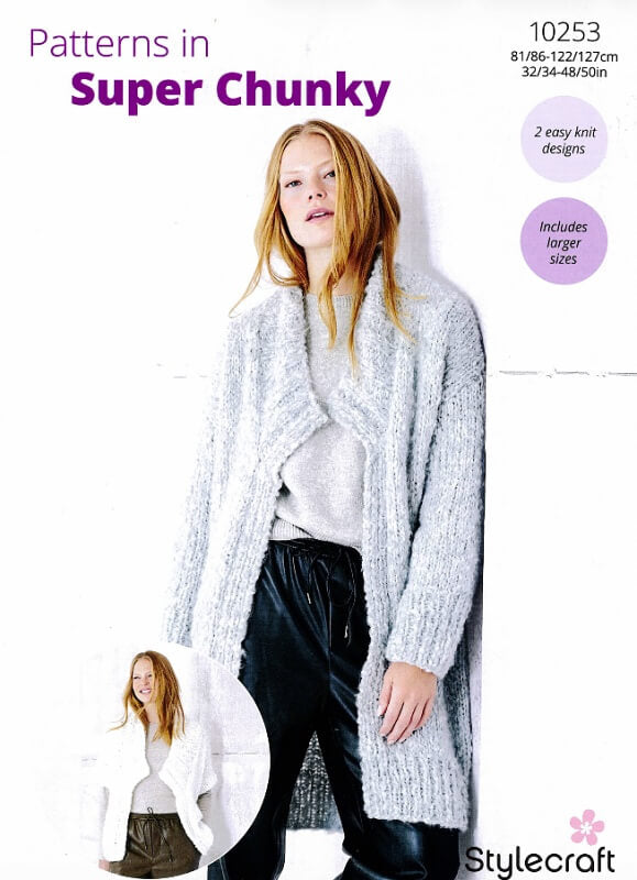 Stylecraft Cloudlike Super Chunky - Jacket & Gilet (10253)