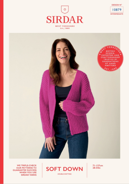 Sirdar Soft Down DK - Cardigan (10879)