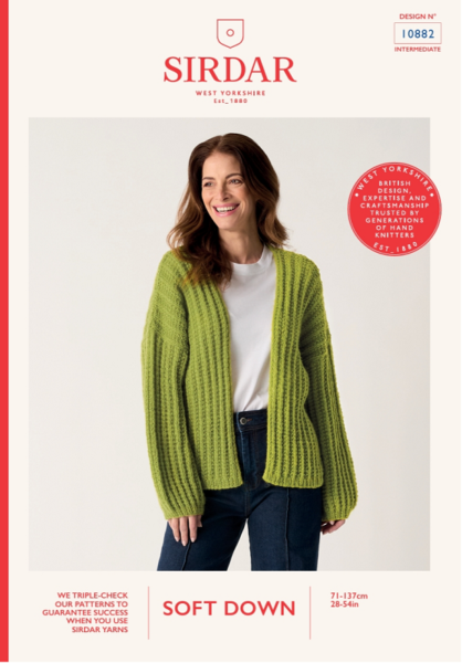 Sirdar Soft Down DK - Cardigan (10882)