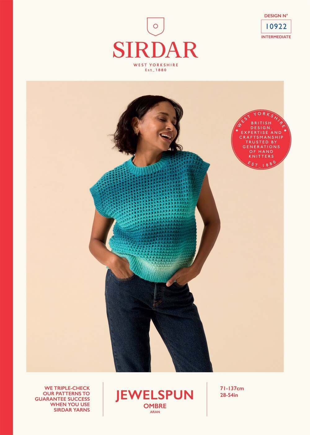 Sirdar Jewelspun Ombre Aran - Top (10922)