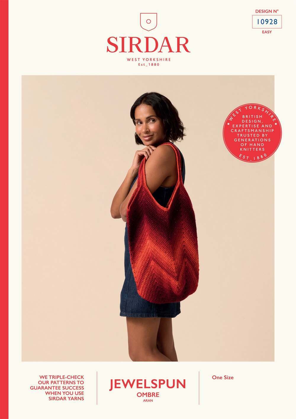Sirdar Jewelspun Ombre Aran - Crochet Bag (10928)