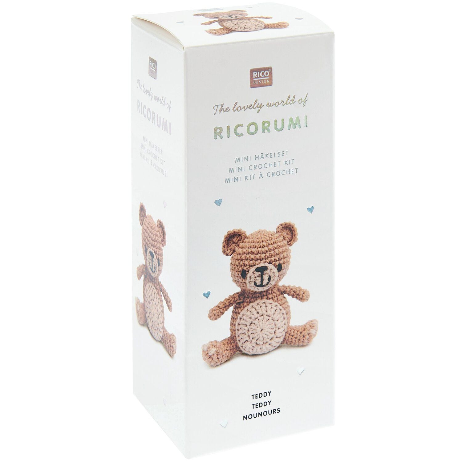 Ricorumi Mini Easy Crochet Set - Teddy Bear