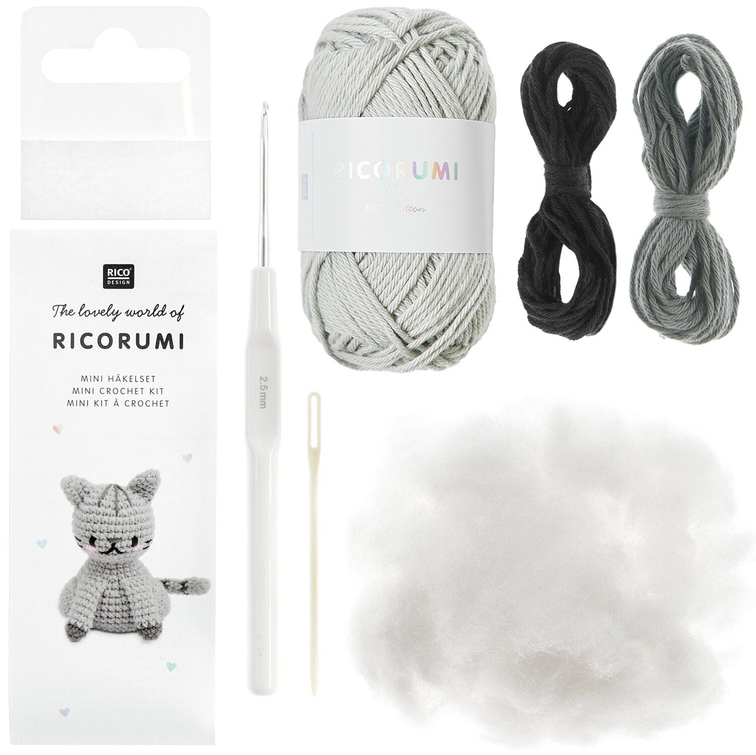 Ricorumi Mini Easy Crochet Set - Cat
