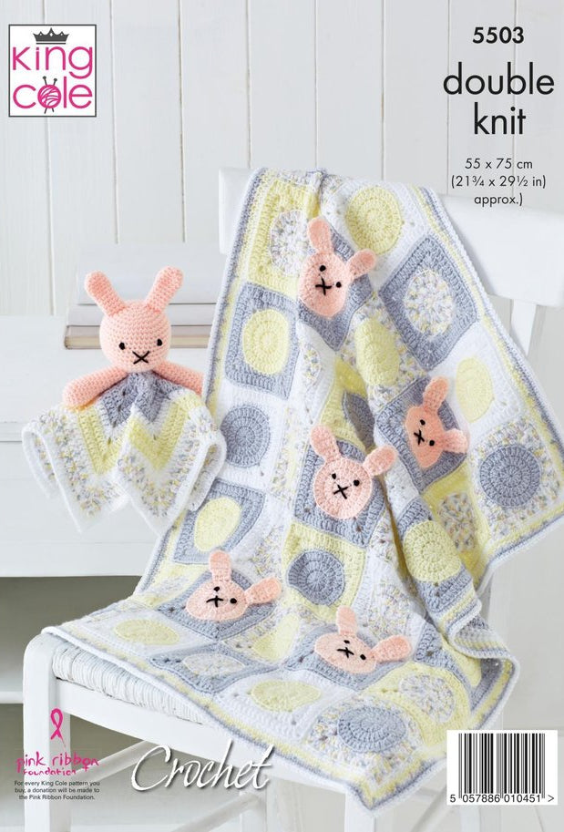 King Cole Cherished DK & Cherish Dash DK - Baby Blankets & Comforter Toys (5503)