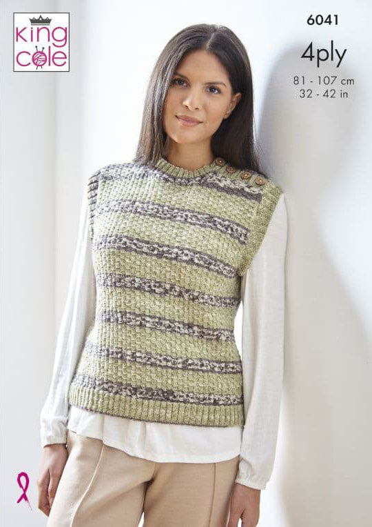 King Cole Norse 4 Ply - Pullover & Top (6041)