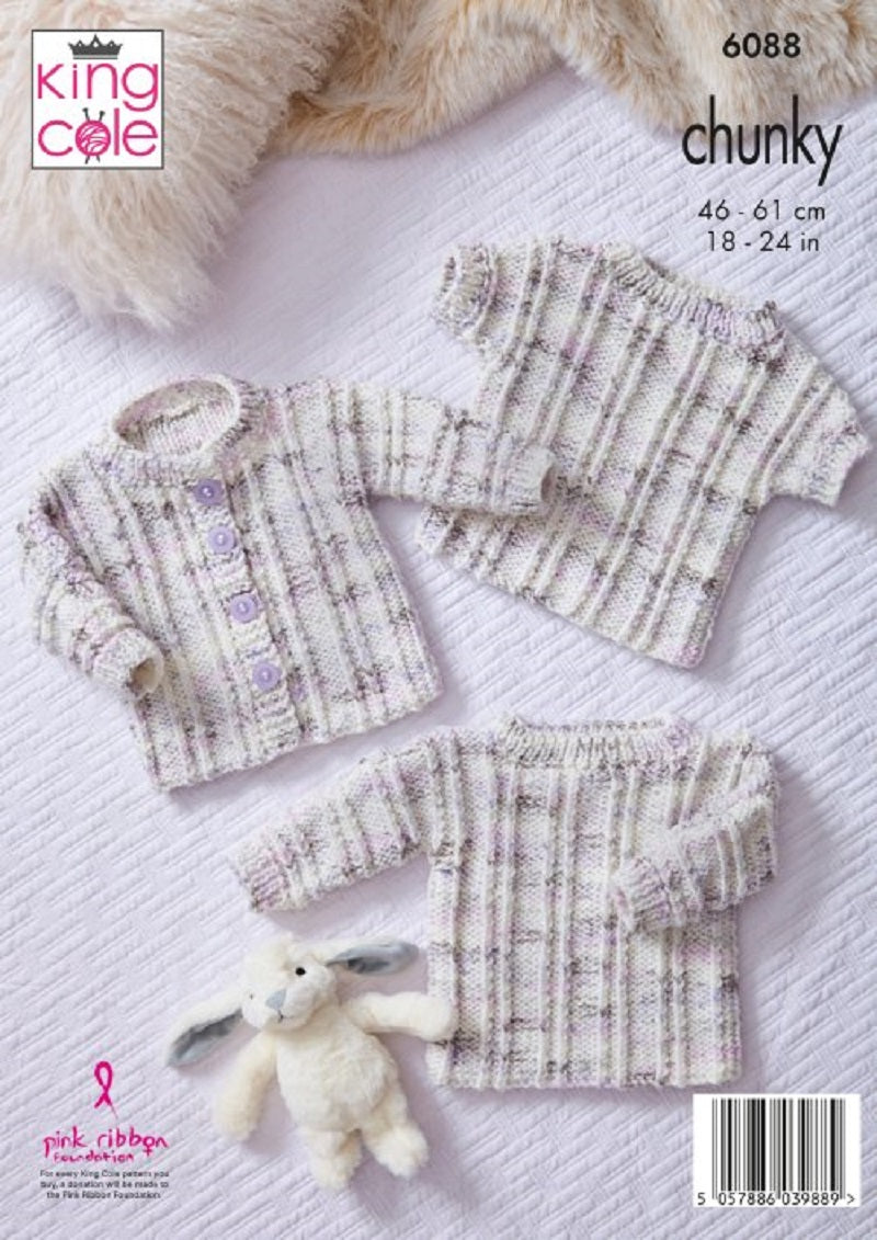 King Cole Bumble Chunky - Tops & Cardigan (6088)