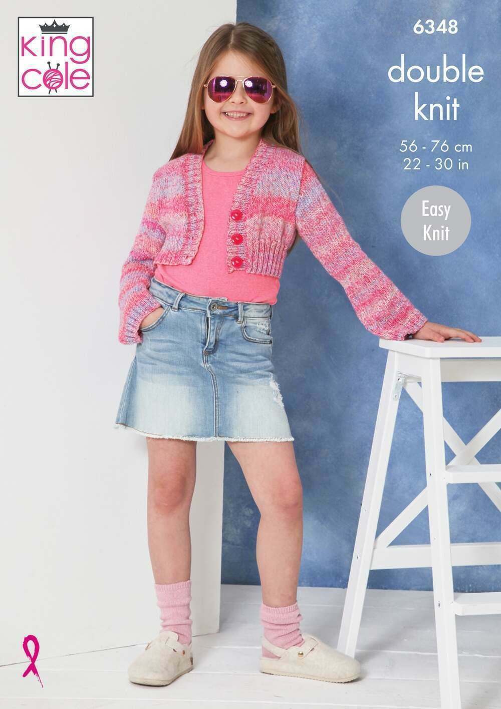 King Cole Jamboree DK - Cardigan & Top (6348)