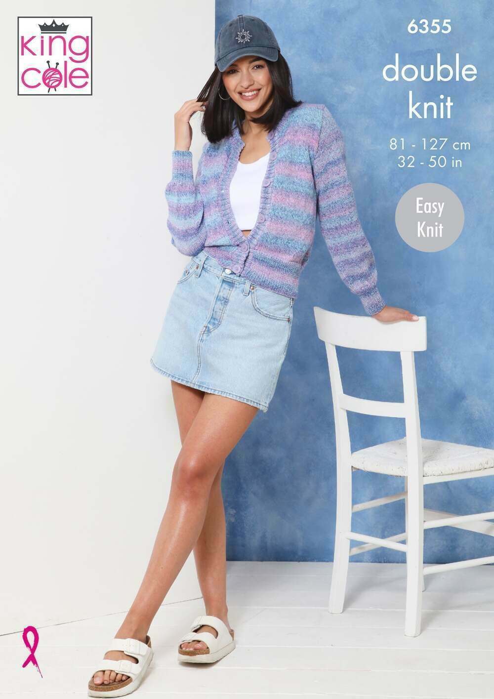 King Cole Jamboree DK - Ladies Cardigan & Waistcoat (6355)