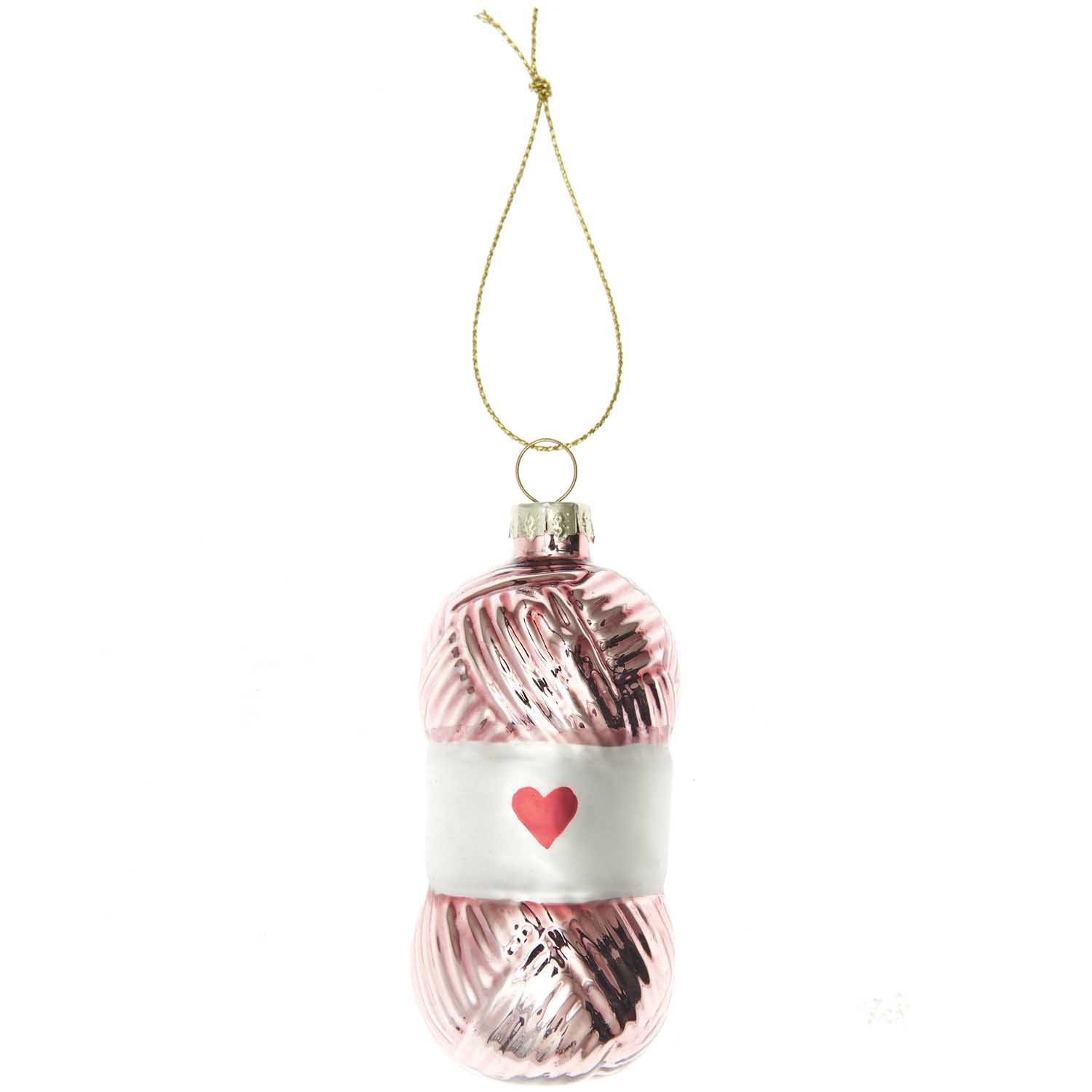 Rico Design Glass Bauble - Ball of Wool
