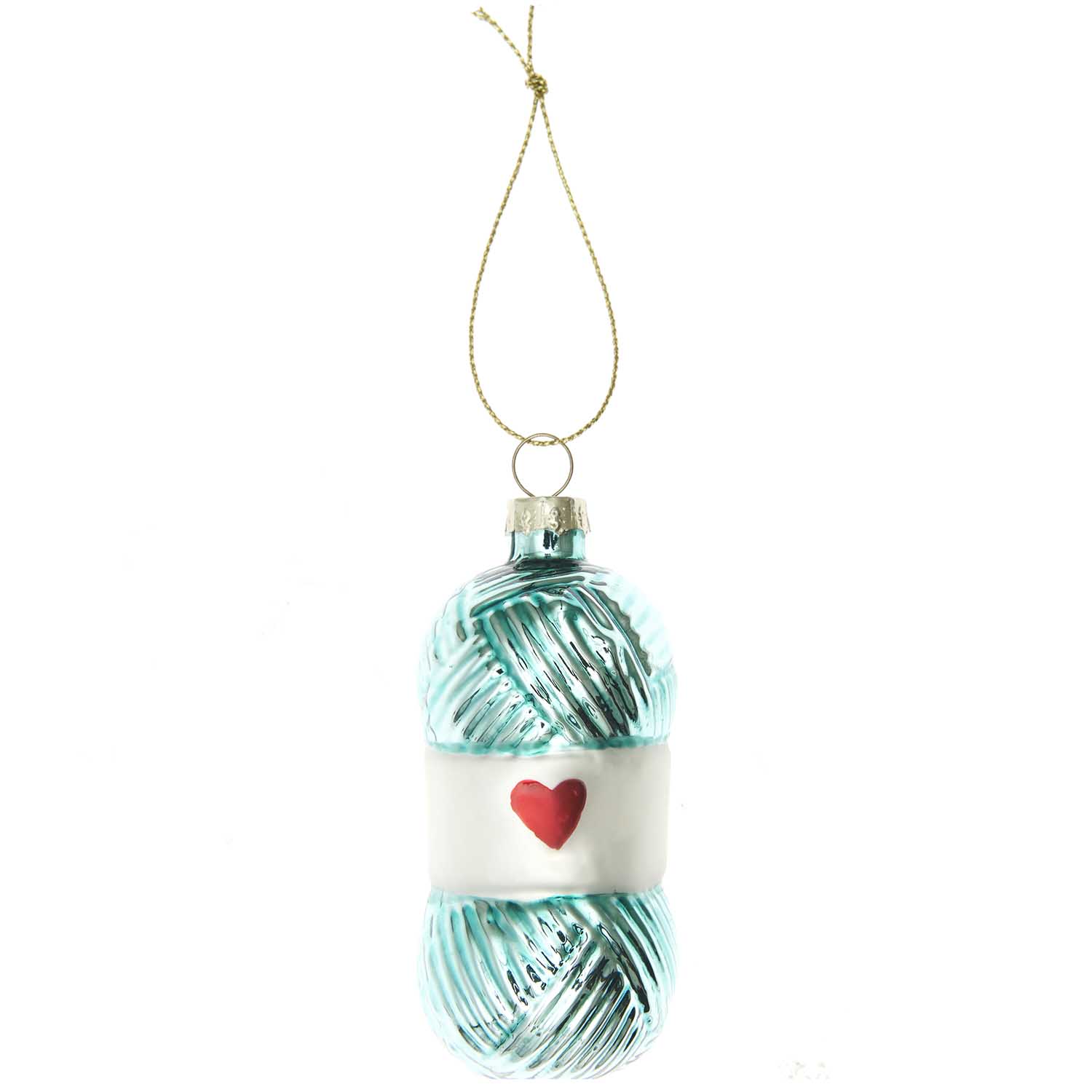 Rico Design Glass Bauble - Ball of Wool