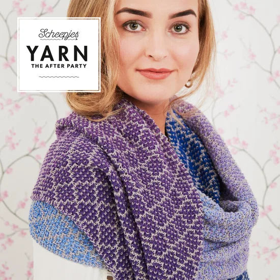 Scheepjes YARN The After Party no. 71 - Lavender Trellis Wrap