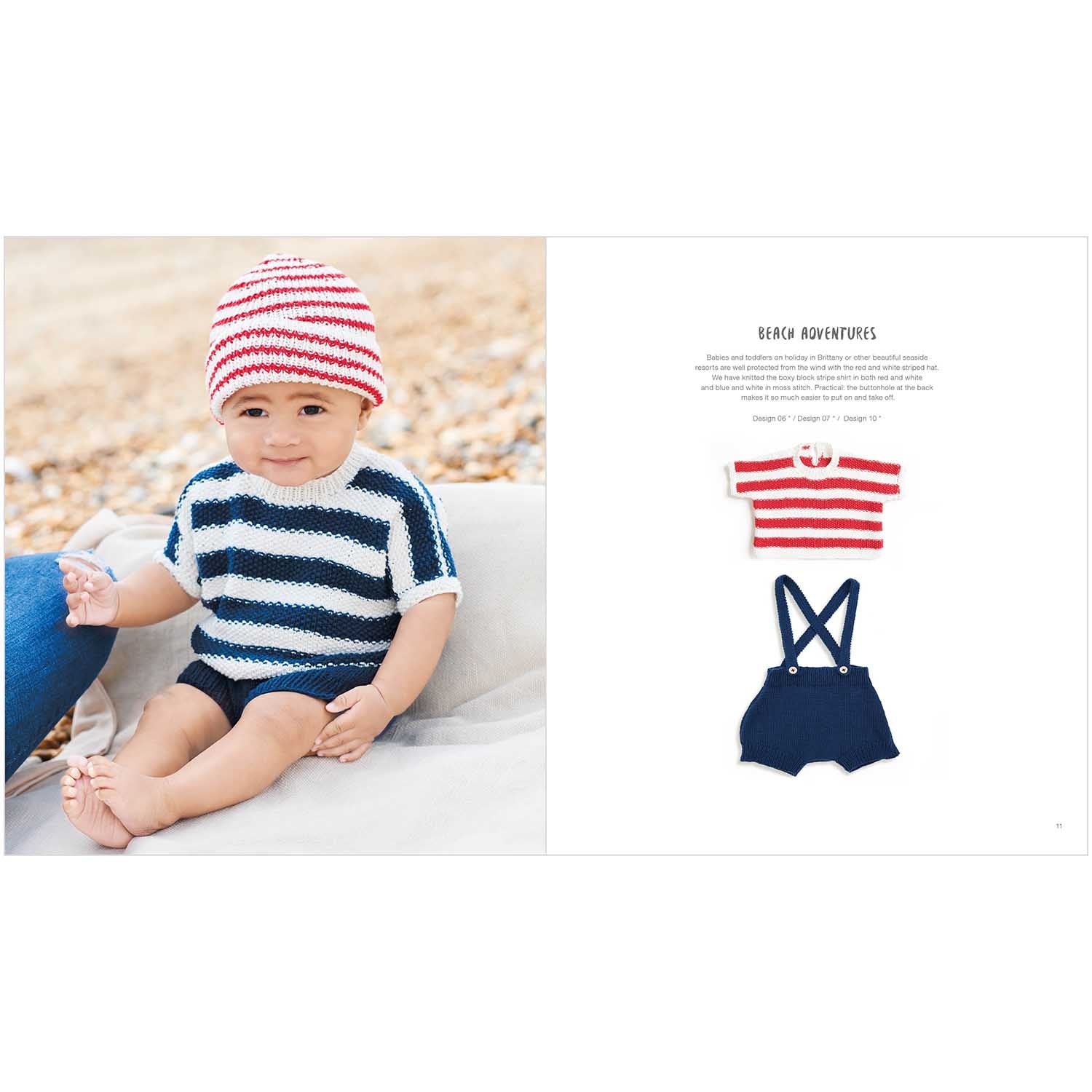 Rico Design Baby Organic Cotton - The Little Rico Baby Handknitting Booklet Bébé Breton (039)