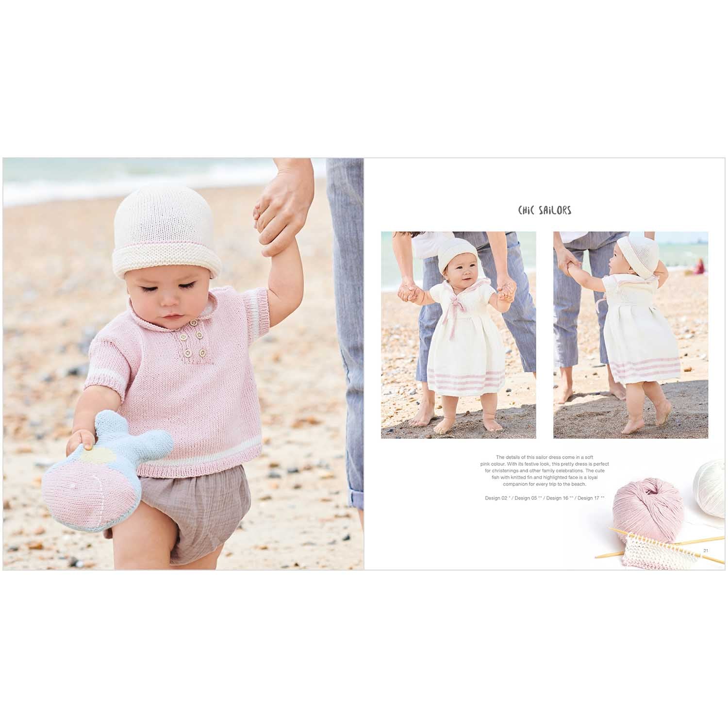 Rico Design Baby Organic Cotton - The Little Rico Baby Handknitting Booklet Bébé Breton (039)