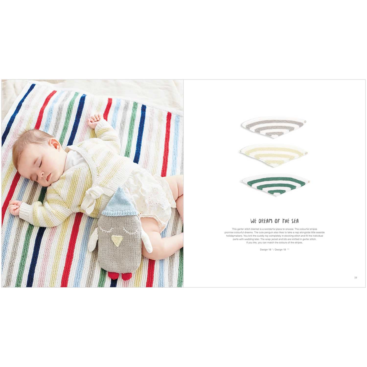 Rico Design Baby Organic Cotton - The Little Rico Baby Handknitting Booklet Bébé Breton (039)